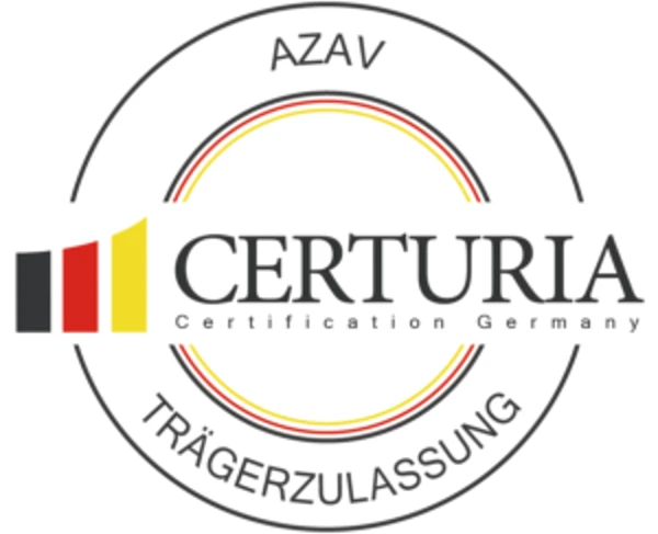 AZAV-Trägerzulassung, zertifiziert durch Certuria Certification Germany
